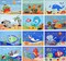 Foam Stickers for Toddlers 12PCS Sticky Foam DIY Craft Preschool Art Class Drawing Sticker Puzzle Art Kit for Kids Boys Girls (Sea Animals)